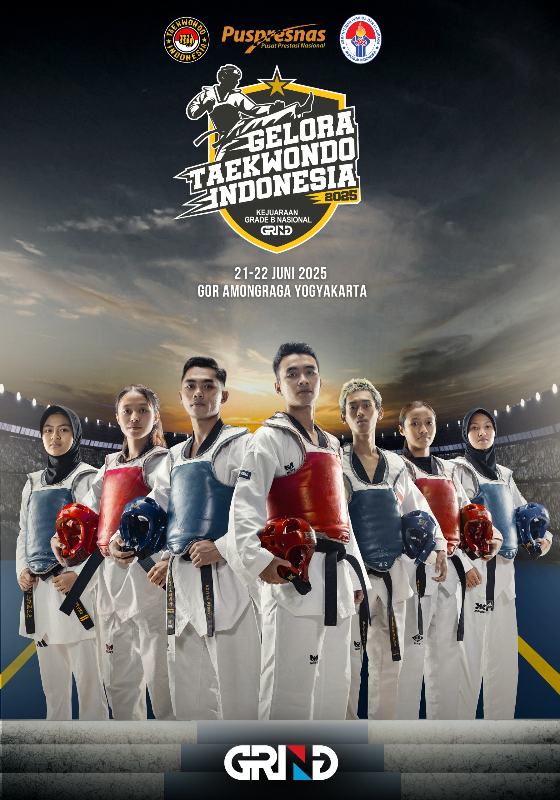 Kejuaraan GELORA TAEKWONDO INDONESIA CHAMPIONSHIP 2025 GRIND ti-tepsi.com